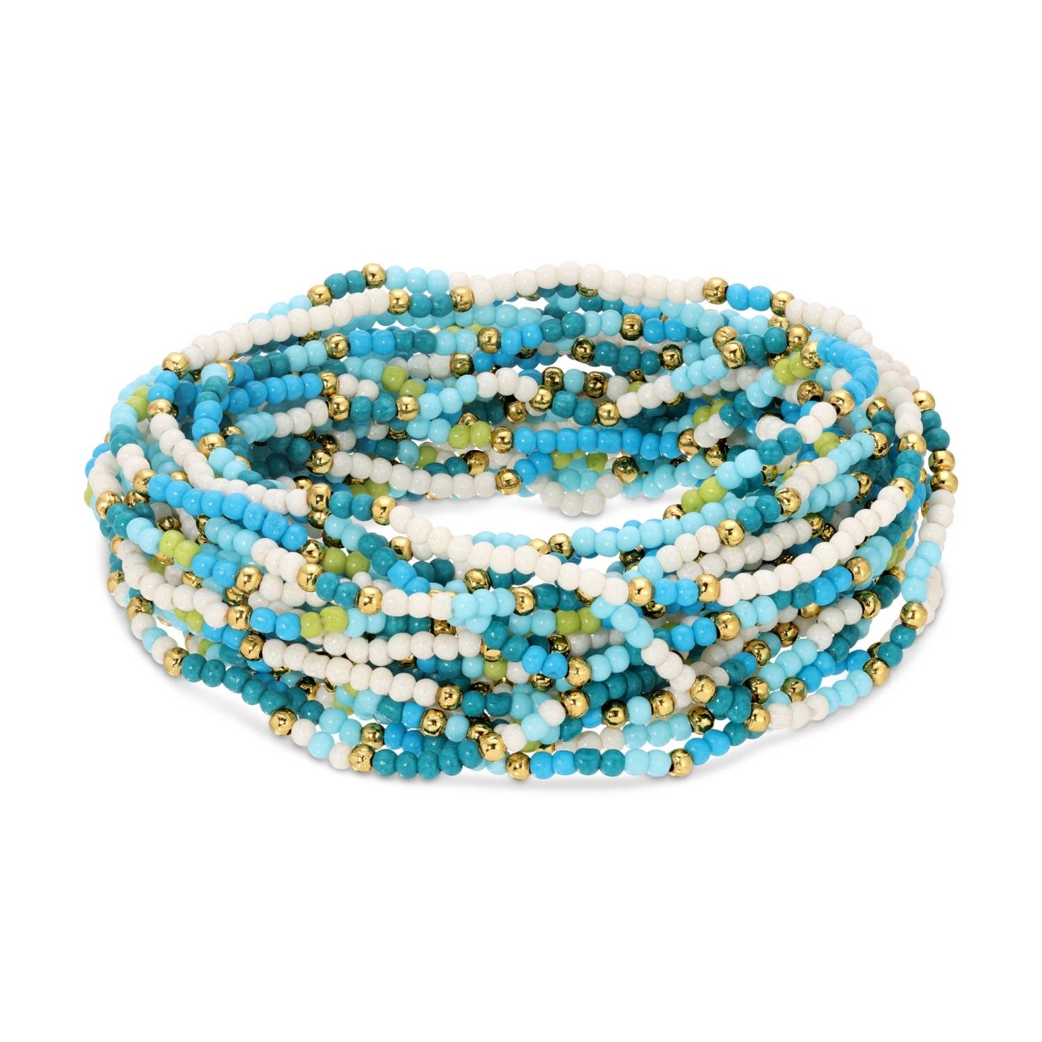Splendid Iris - Wholesale Beaded Bracelet - Assorted 2mm Stretch Seed Bead Bracelets1