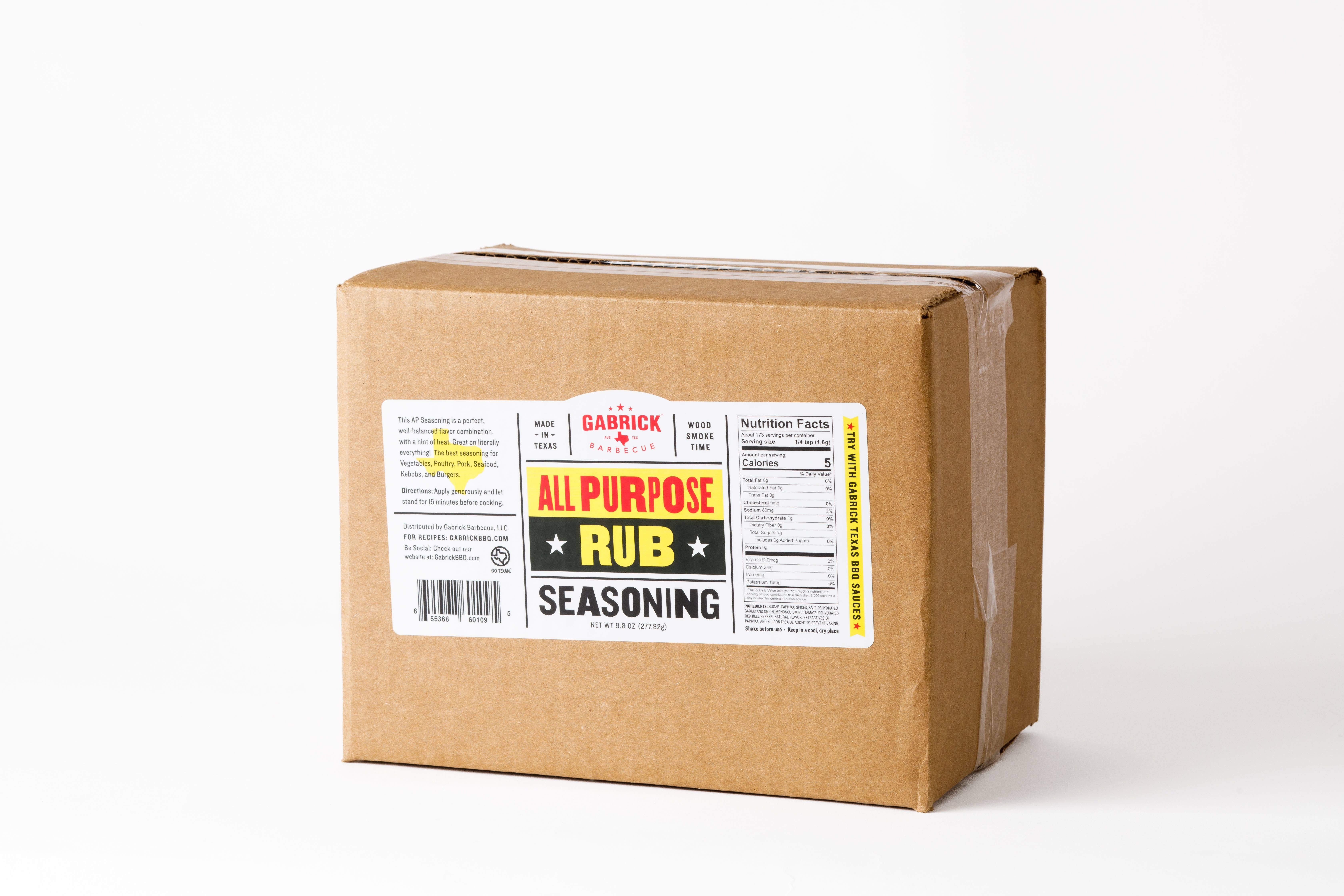 Gabrick BBQ Sauce Co. | Texas BBQ Sauce - Wholesale Rub - Retail BBQ Seasoning Set (4 flavors)1