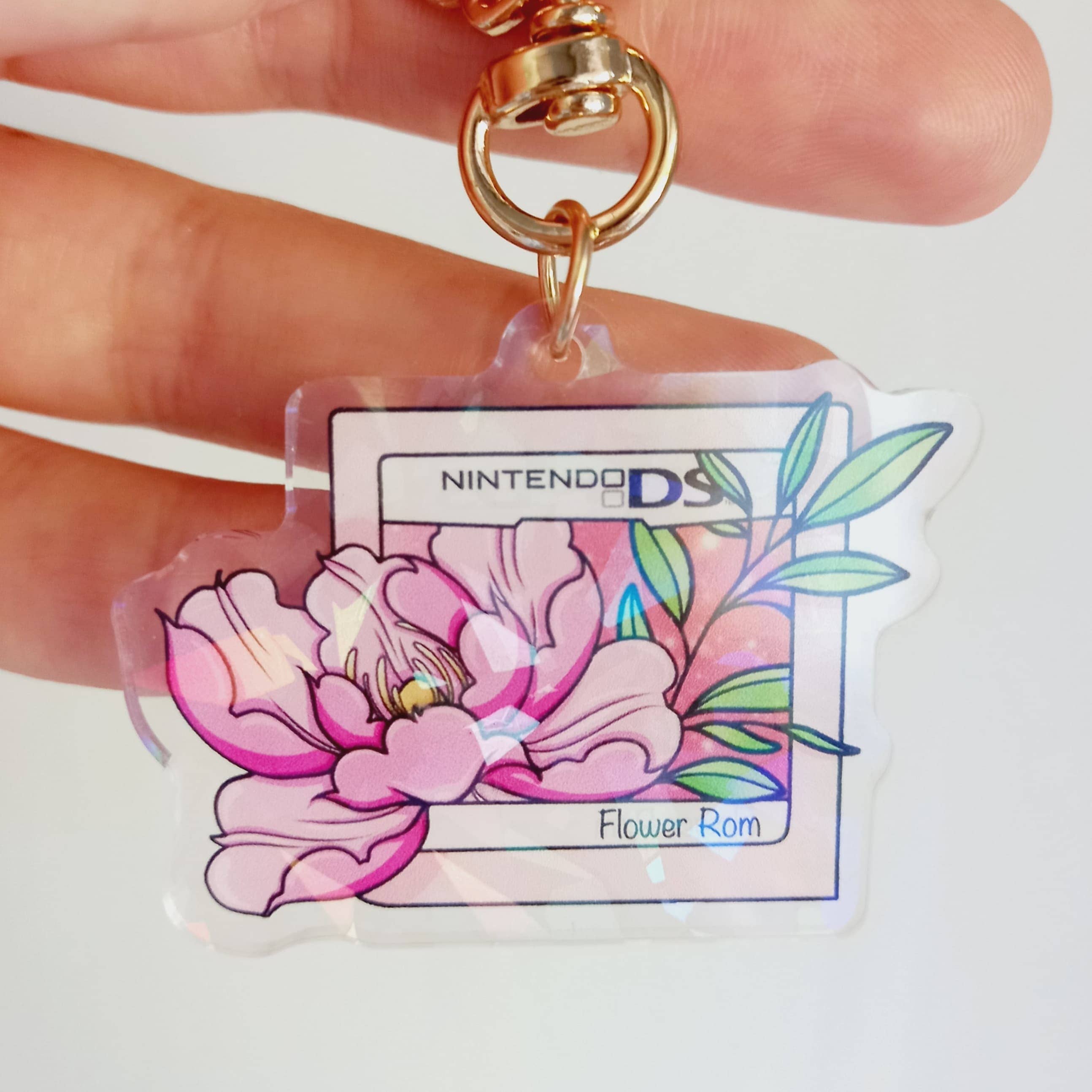 Arthelios Studio - Wholesale Keychain - Women's - “Floral Rom DS” Acrylic Keychain4