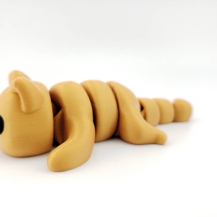The Geek Galleria – wholesale Dekorativ statyett – 1 Ledad Katt - 3D-printad Fantasivarelse - Zou 3d