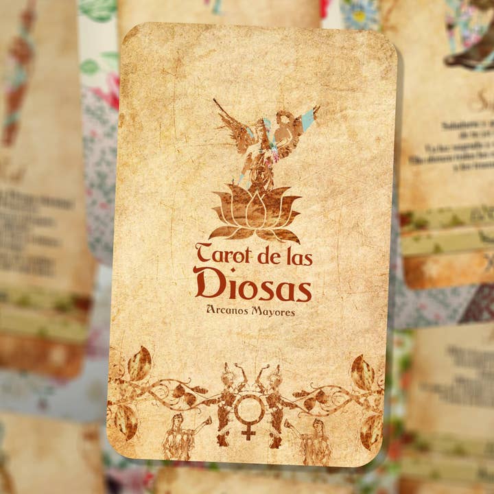 Ibiza Tarot USA - Wholesale Tarot Cards - Tarot Deck - Goddess Power Cards - Major Arcana - Sacred Feminine Oracle (Spanish)