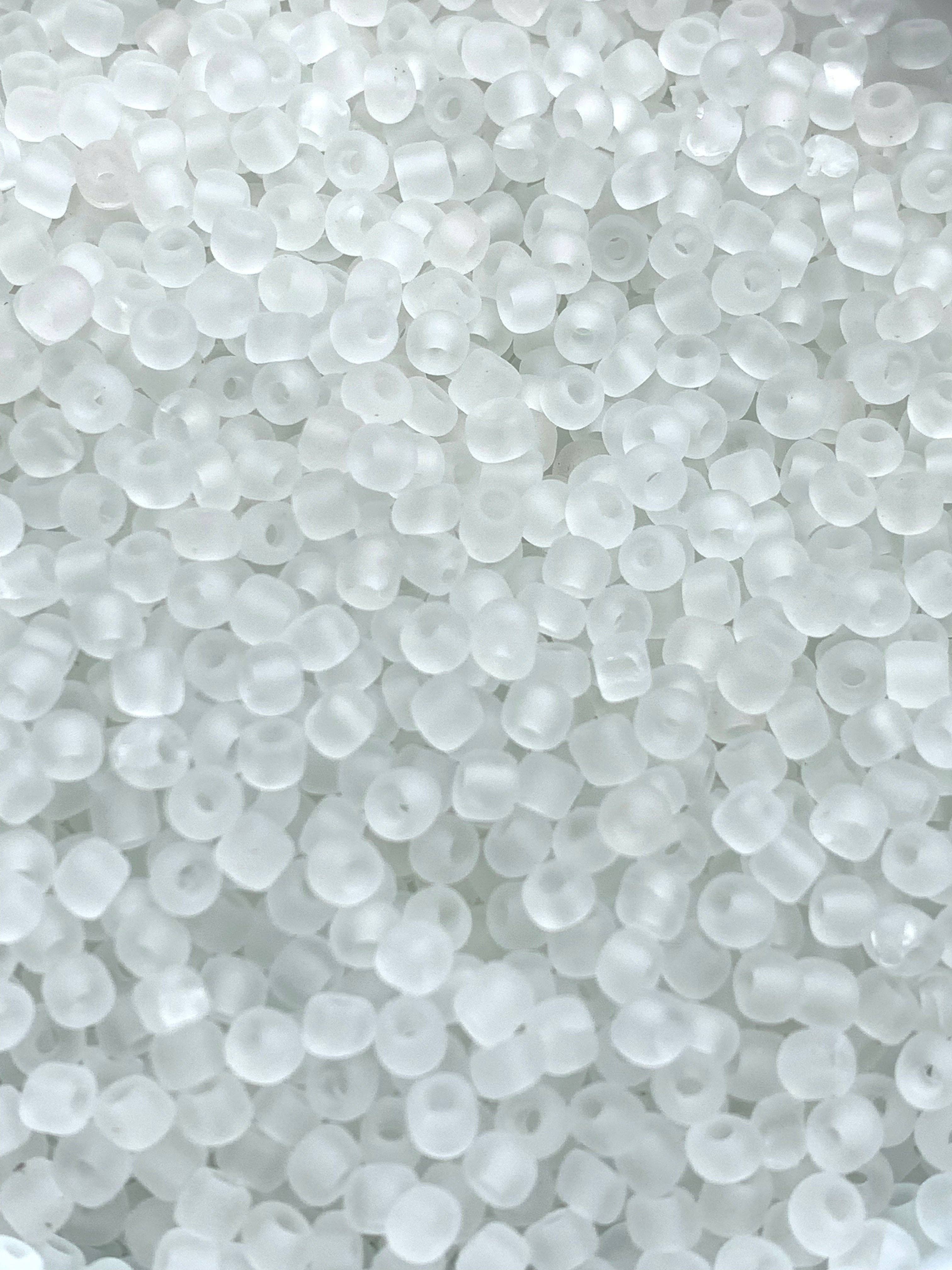 MaddieMayShop - Vendita all'ingrosso Perline - Perline in vetro Frost, perline in vetro da 6 m, perline sfuse12