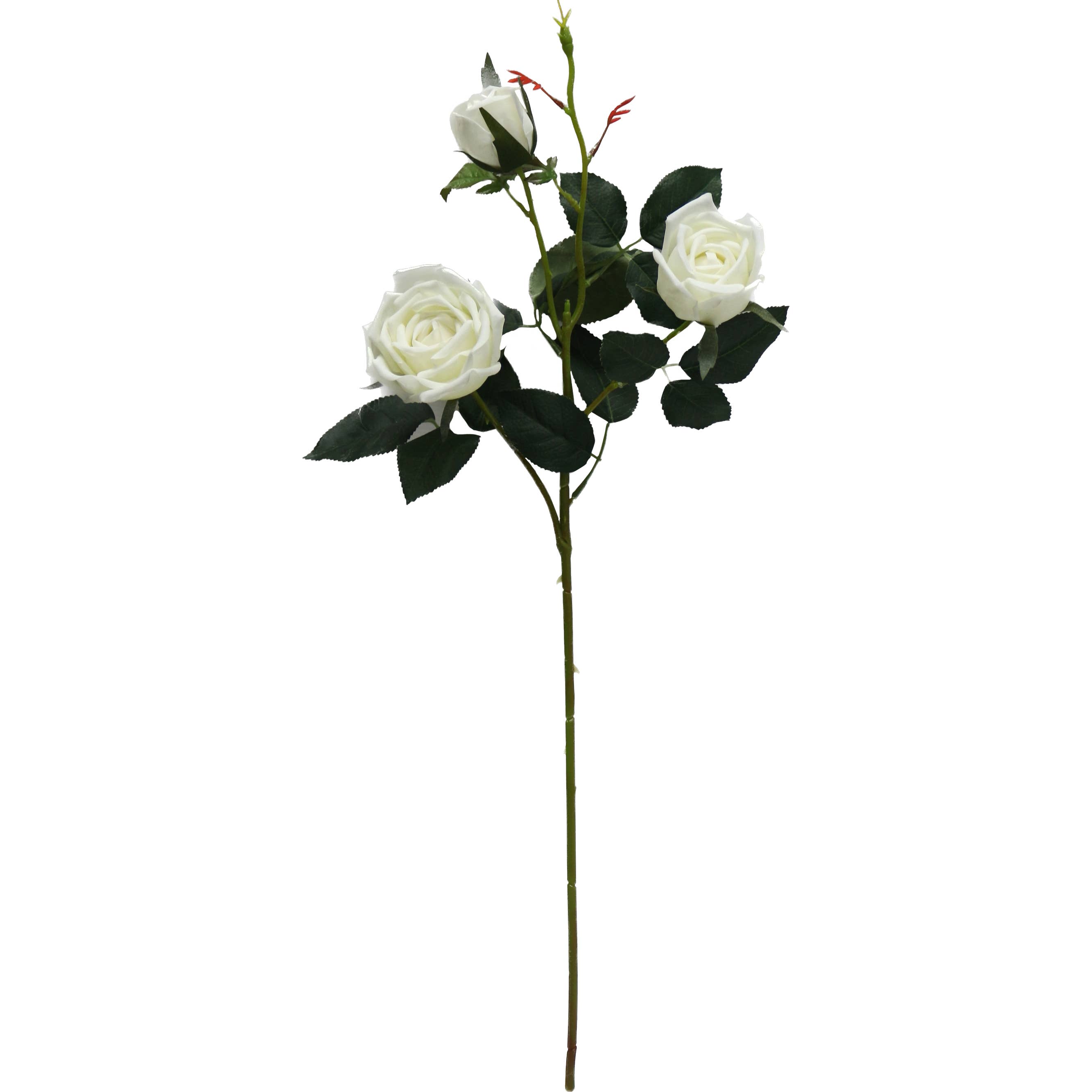Angel Isabella - Wholesale Artificial Flowers - 24" Real Touch Rose-3 flowers8