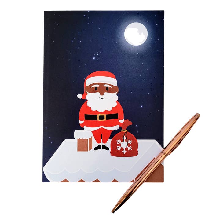 Babbo Natale sta arrivando in città (BIPOC) per la vendita all'ingrosso da parte di Lovespace Studio