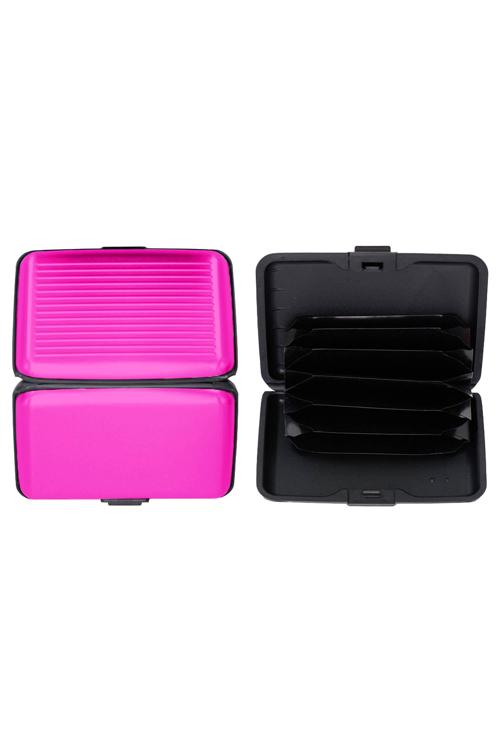 Cap Zone - Wholesale Card Holder - Unisex - Metallic Glossed Safe Card Holder Caddy Case2