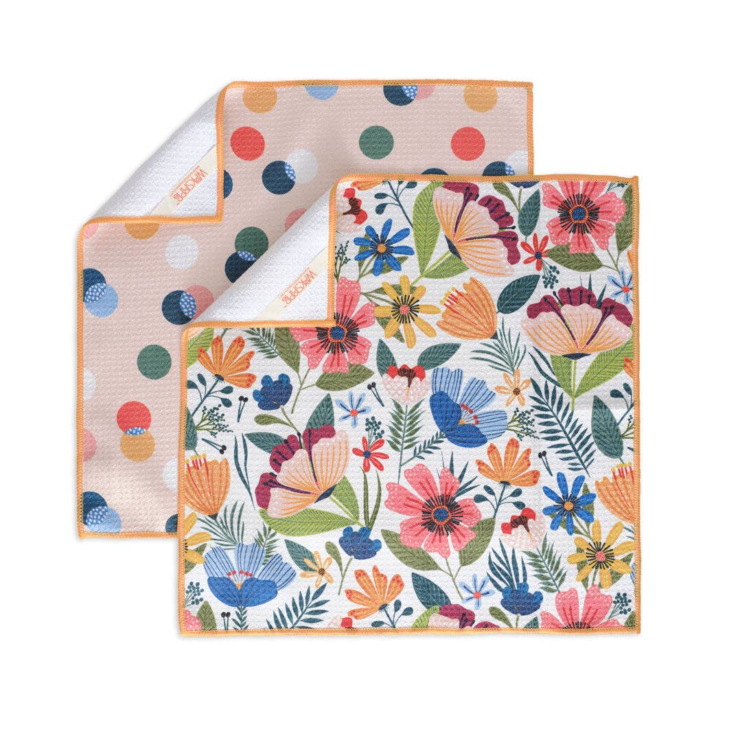 WerkShoppe - Wholesale Tea Towel - Field Of Flowers All Purpose Towel Set7