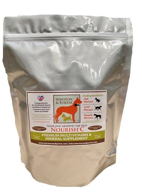 ​Winston and Porter - Wholesale Pet Supplement - Dog - Nourish + C Premium Multi Vitamin & Mineral ALL IN ONE Raw Dog Food  Supplement0