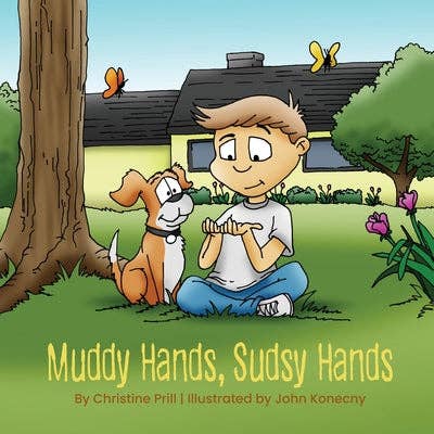 Books by splitShops - Wholesale Preschool Book (3-5) - Muddy Hands, Sudsy Hands - Paperback0