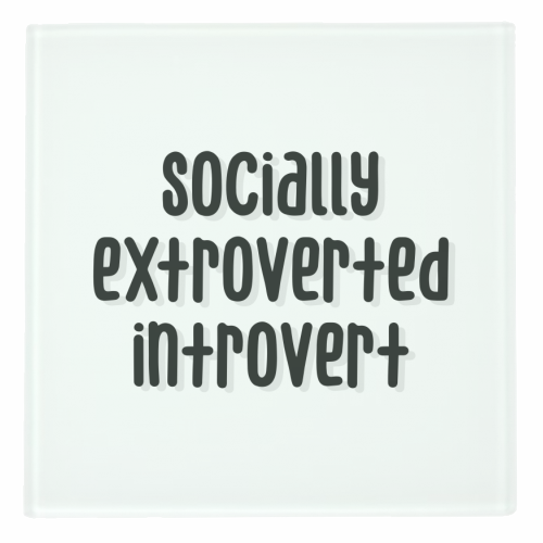 ART WOW – wholesale Coasters – Coasters 'Socially extroverted introvert1