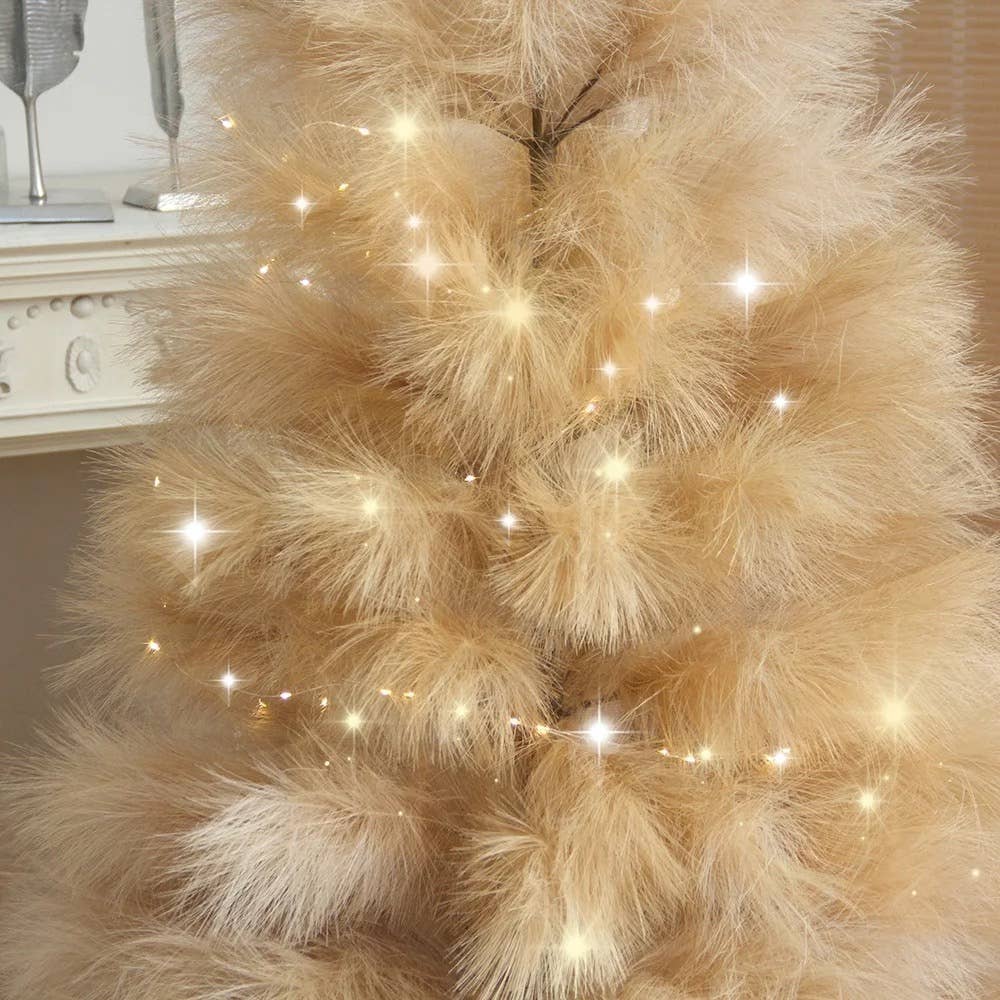 Cwpco - Vente Plantes artificielles - Herbe de la pampa artificielle de luxe faite à la main2