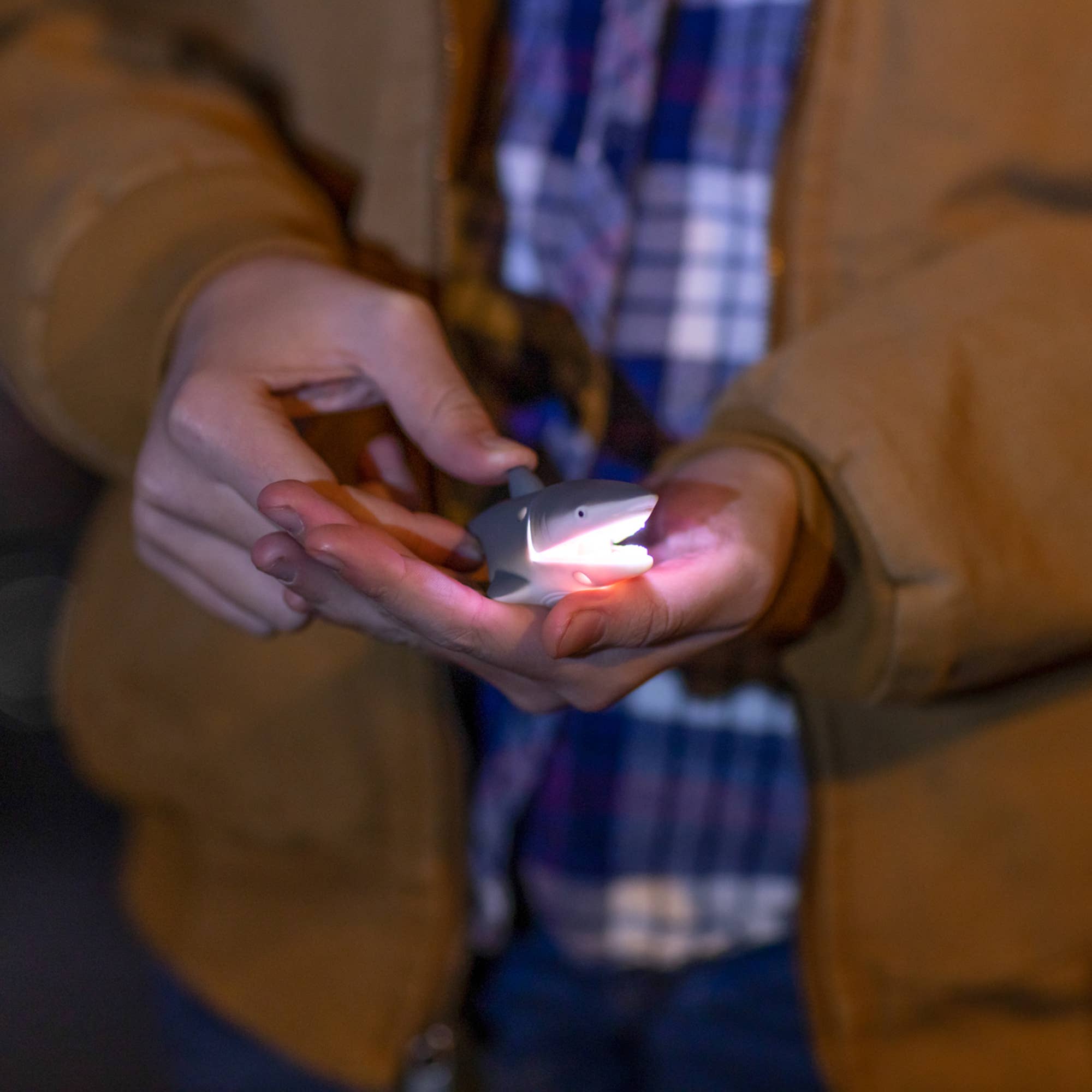 Big Discoveries / Sun Co. - Wholesale Light-Up Toy - Kids & Baby - LifeLight Animal Carabiner Flashlight - Shark4