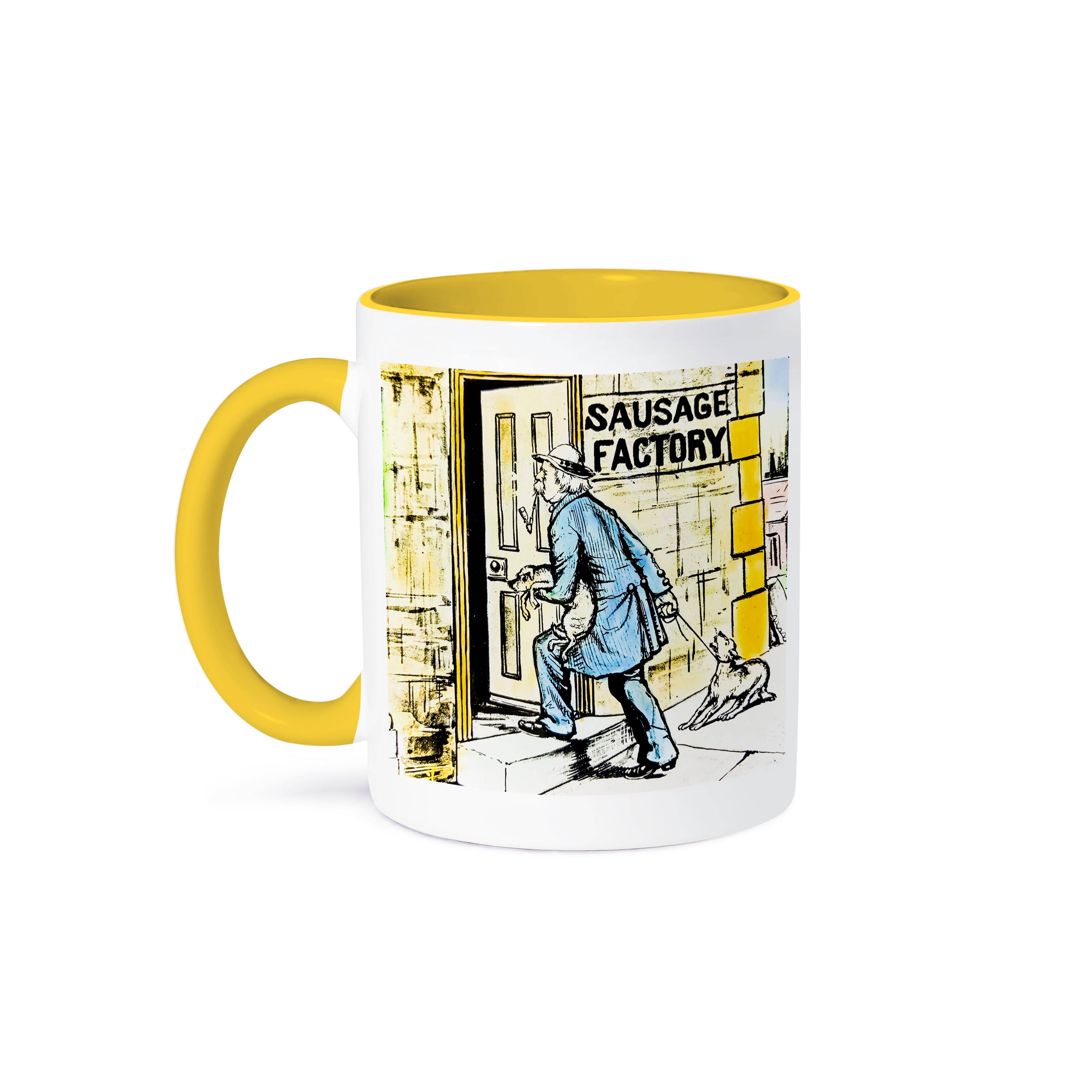 3dRose - Venta al por mayor Taza - 3dRose, Cada perro tiene su día Humor vintage Fábrica de salchichas, Taza0