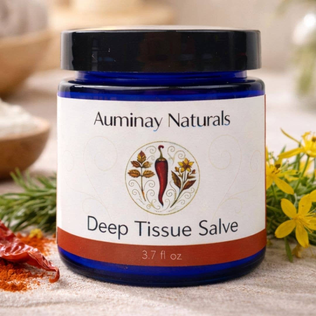 Auminay Naturals - Wholesale Healing Salve/Balm/Cream - Deep Tissue Salve – Herbal Muscle Relief (3.7 oz)1