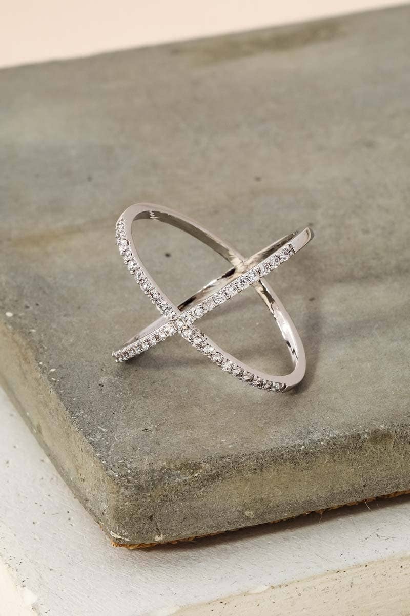Anarchy Street - Vente Bague avec plusieurs pierres - Bague X Strass Délicate5
