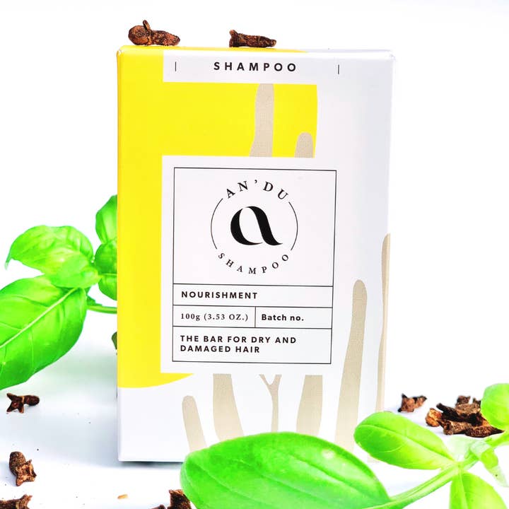 Nourishment Shampoo - the bar for dry and damaged hair for wholesale by An'du