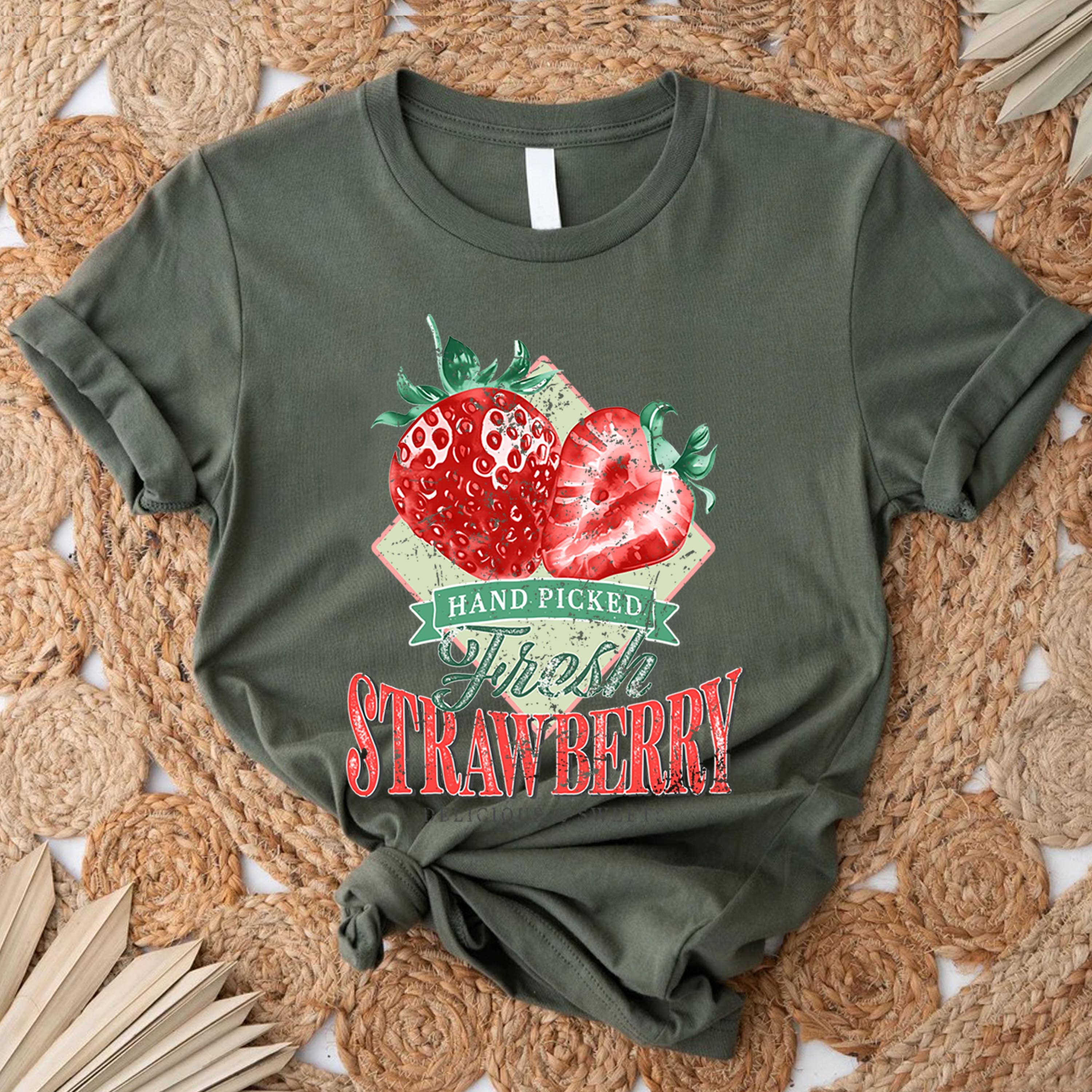 STARCHIS – wholesale Screen printed t-shirt – Women′s – STS-P6746 Strawberry Graphic t-shirt4