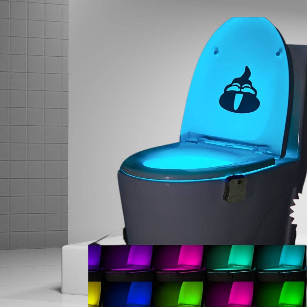 Modpopdeco – wholesale Night light – Setonr 16 Colors Motion Sensor Toilet Bowl Light Bathroom Night Light for Christmas Gift Toilet Accessories0