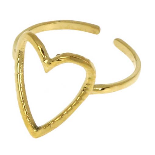 Doriana steel ring for wholesale by Les Cleias