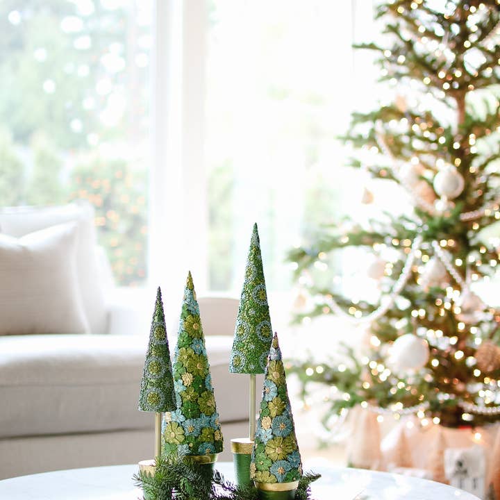 Dekorasyon Gifts Decor – Engroshandel Julepynt – Frangipani Kegletræ (Stedsegrøn)2