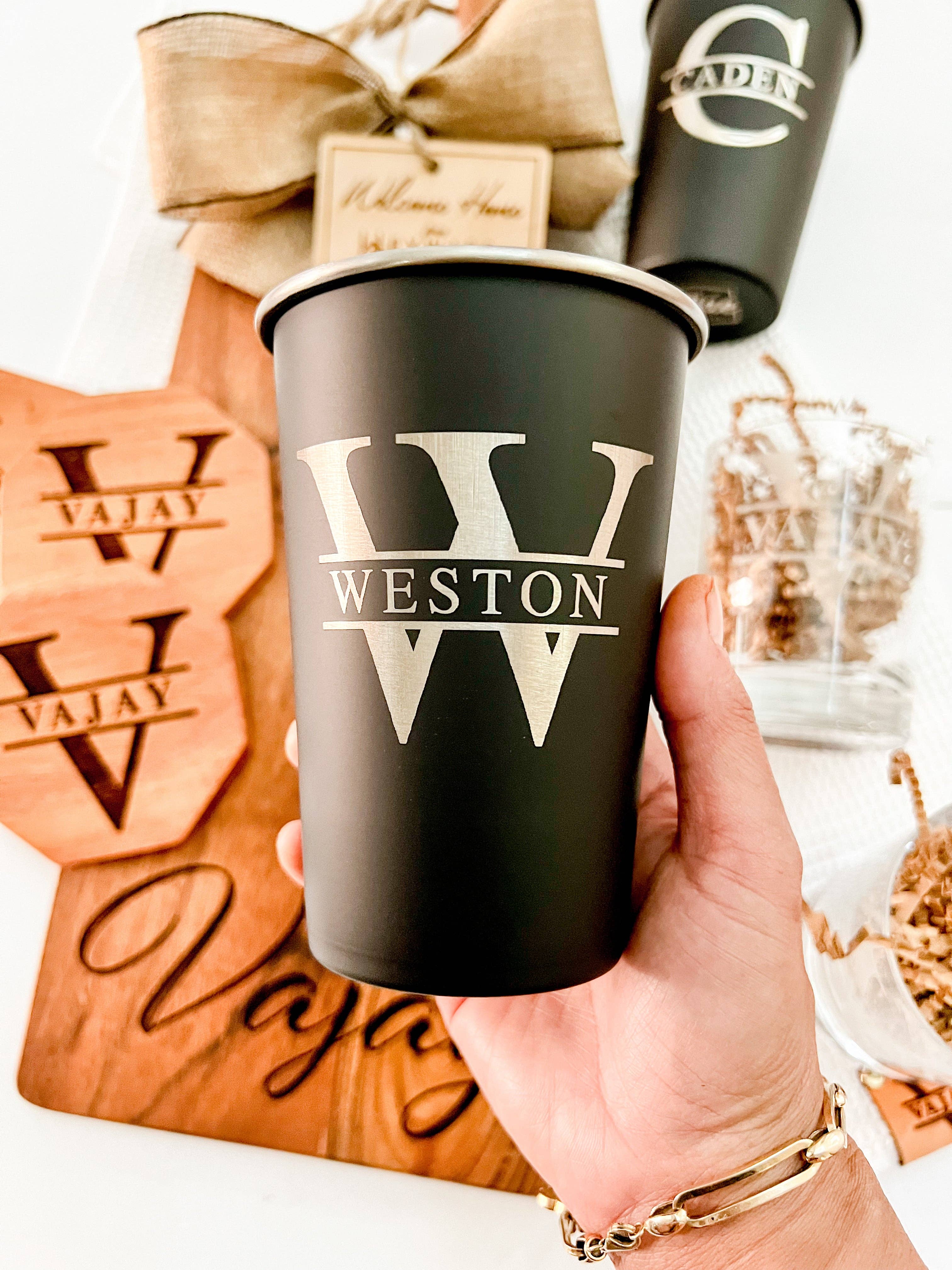Mae Designs LLC - Wholesale Insulated Mug/Tumbler - Custom Engraved Pint Cup9