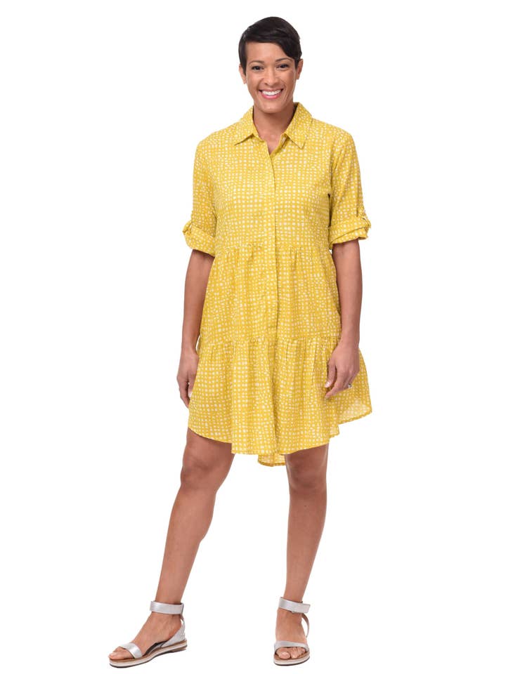 Tulip Clothing - Vente Robe – femme - Robe Celine CV1013 en Pois Goldfish*