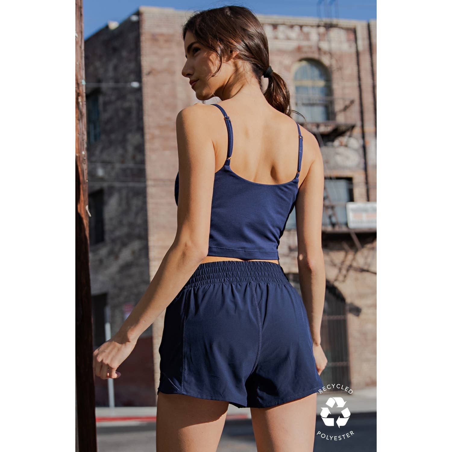 Rae Mode - Wholesale Athletic Shorts - Women's - RECYCLED ACTIVE SHORT WITH MESH9