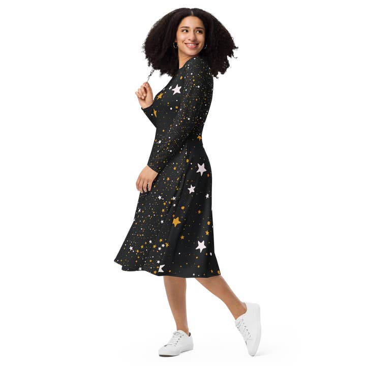 Pink Indigo Sapphire - Wholesale Dress - Women's - Dress 78 -Black Artwear