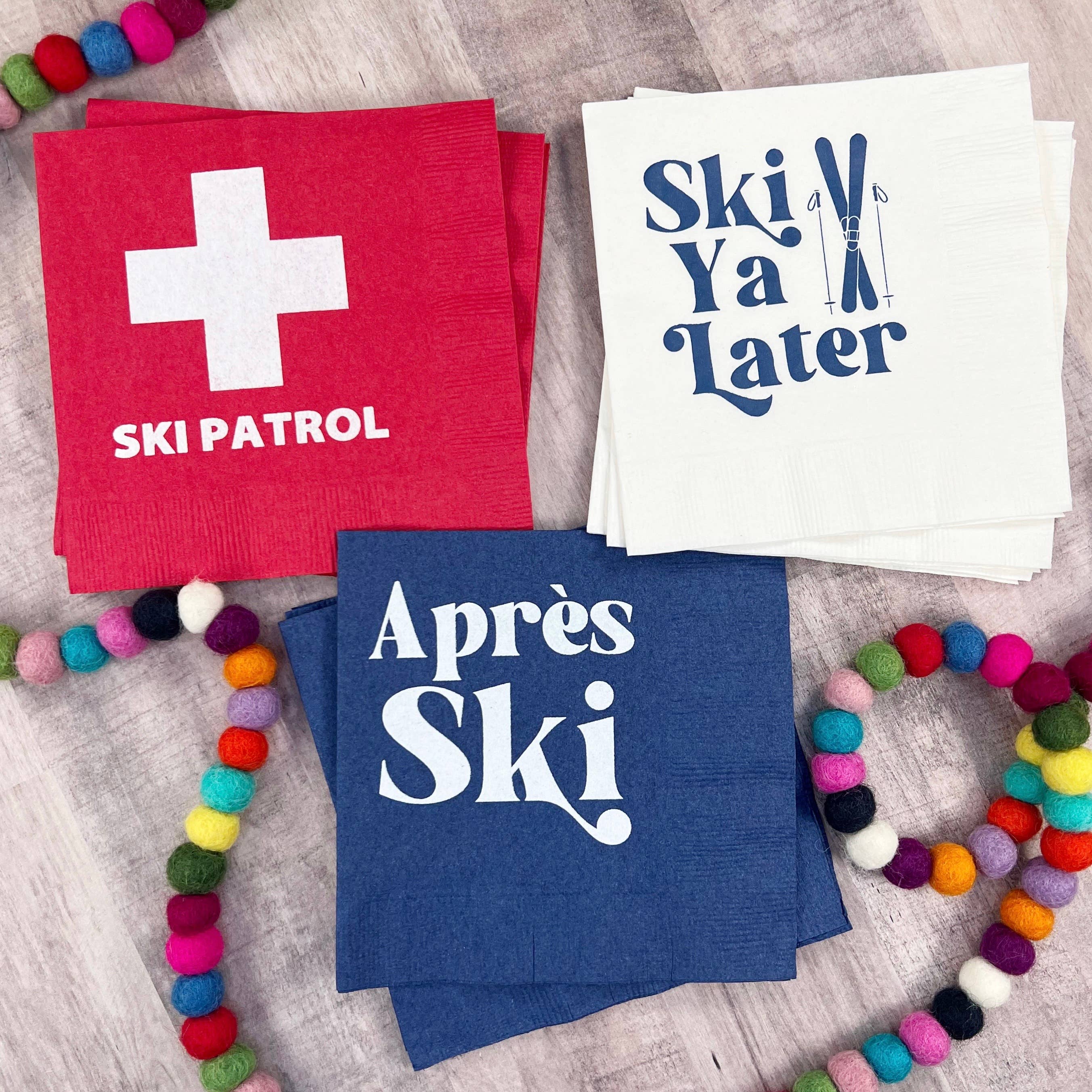 Suburban Soiree - Wholesale Disposable Napkin - Apres Ski Napkins1