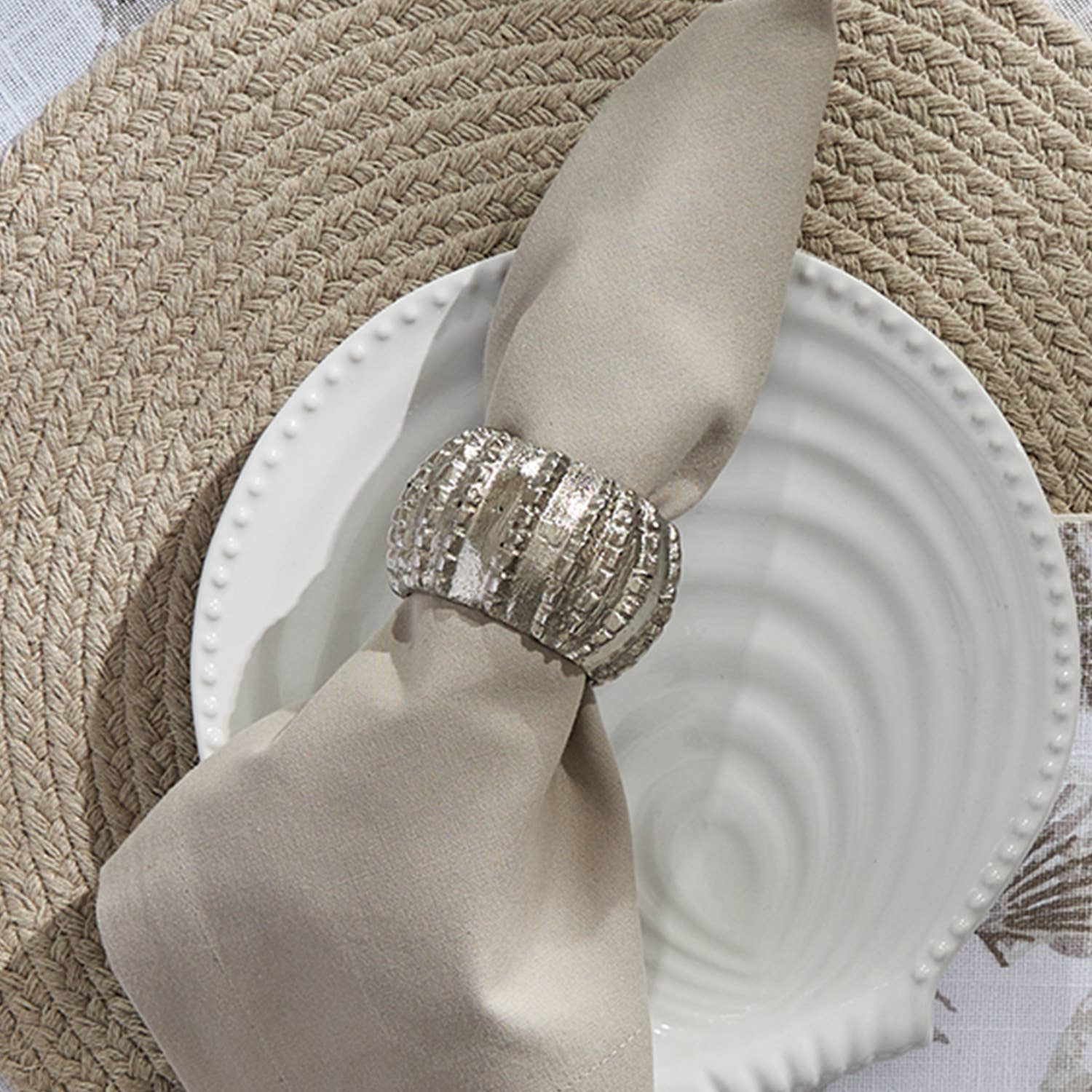 Split P – Argola de guardanapo por atacado – Anel Guardanapo Ouriço-do-Mar1