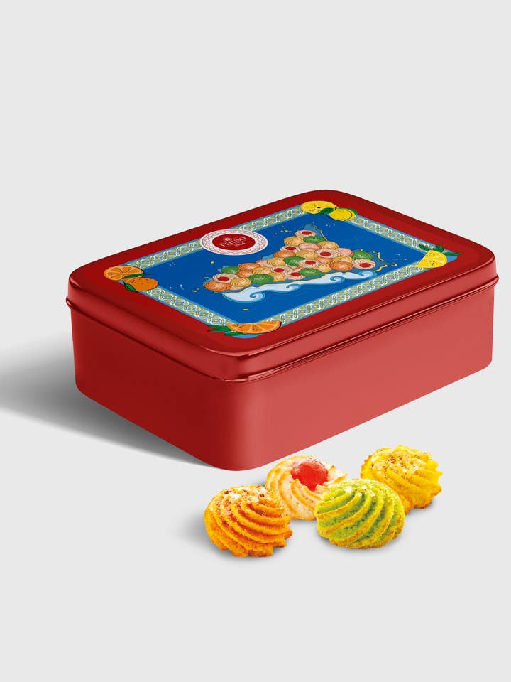 Siciliansk gaveæske med mandelslik for engroshandel hos DOLCI PELUSO SRL