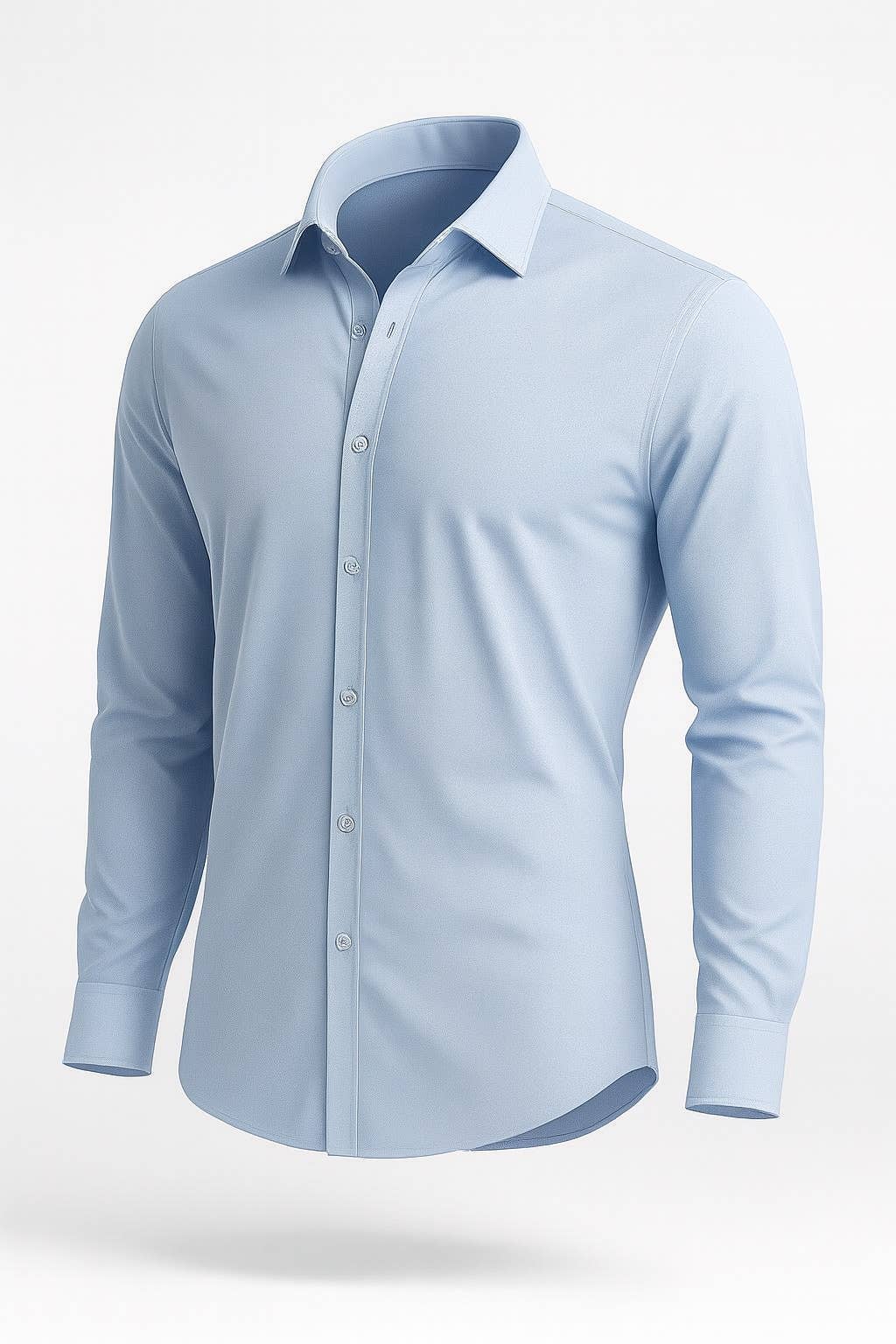 Galaxy By Harvic - Wholesale Button Down Shirt - Men's - Men's Performance Stretch Long Sleeve Dress Shirts2