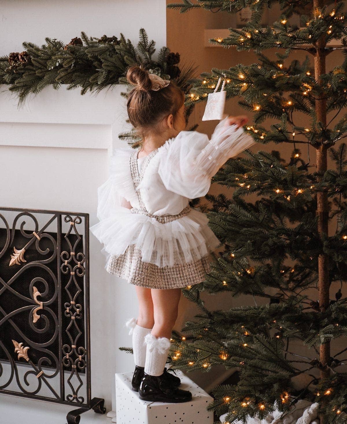 Petite Maison Kids - Venta al por mayor Vestido - Niños - Conjunto de blusa y falda Vera Tweed11