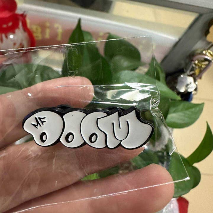 MF Doom Pin for wholesale by B-Side