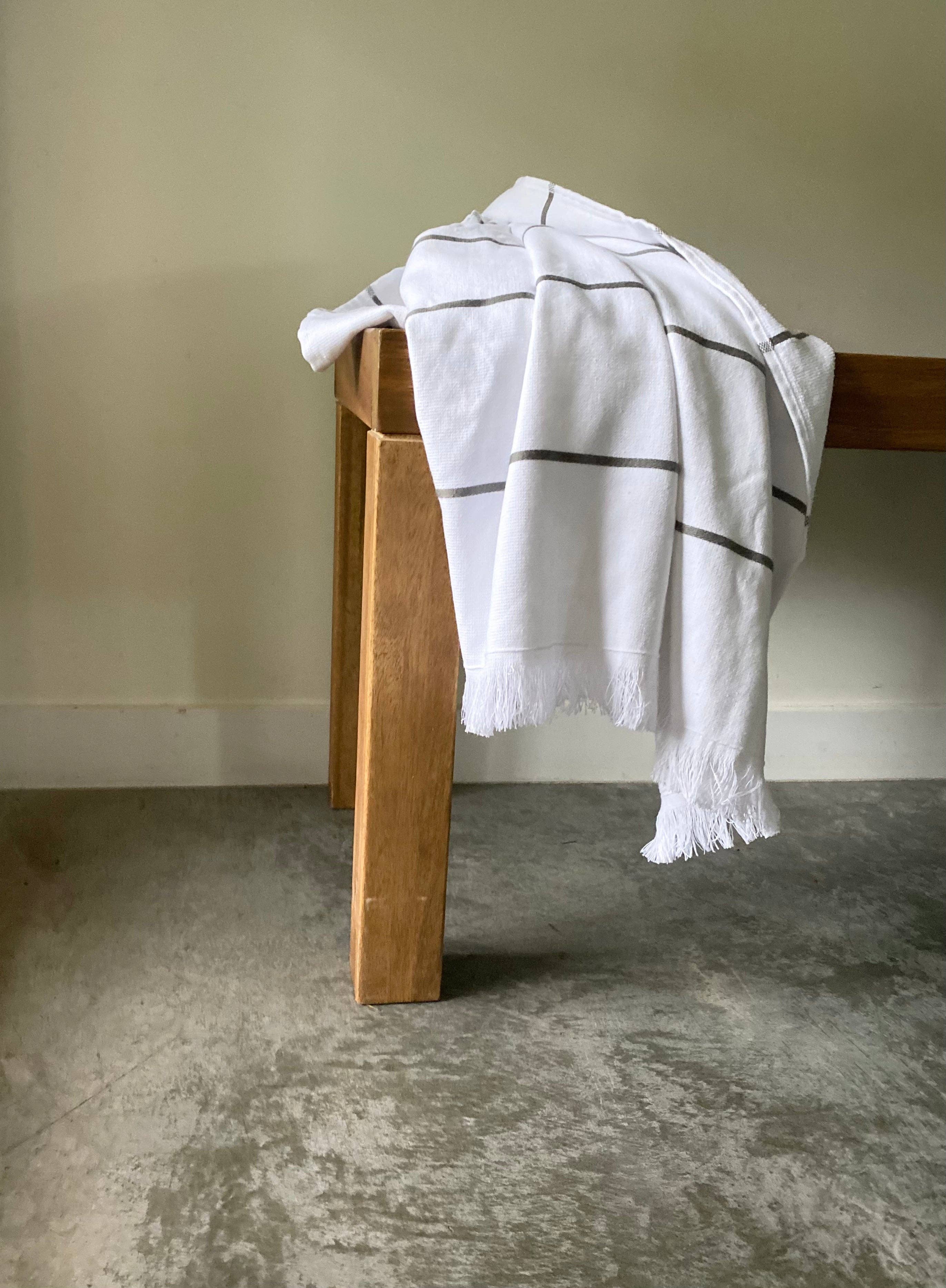 Sultana Luxury Linens - Vente Serviettes de bain - Serviettes de bain Half-Terry (lot de 2)2