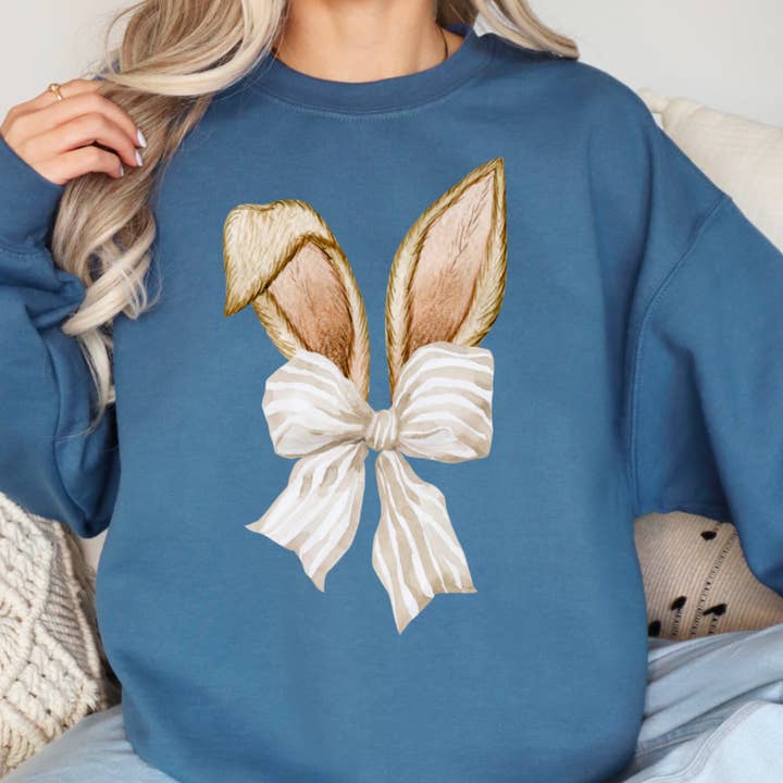 Shoppe SHC – wholesale Sweatshirt med tryck - Dam – Påsktröja | Damtrendig grafisk tröja