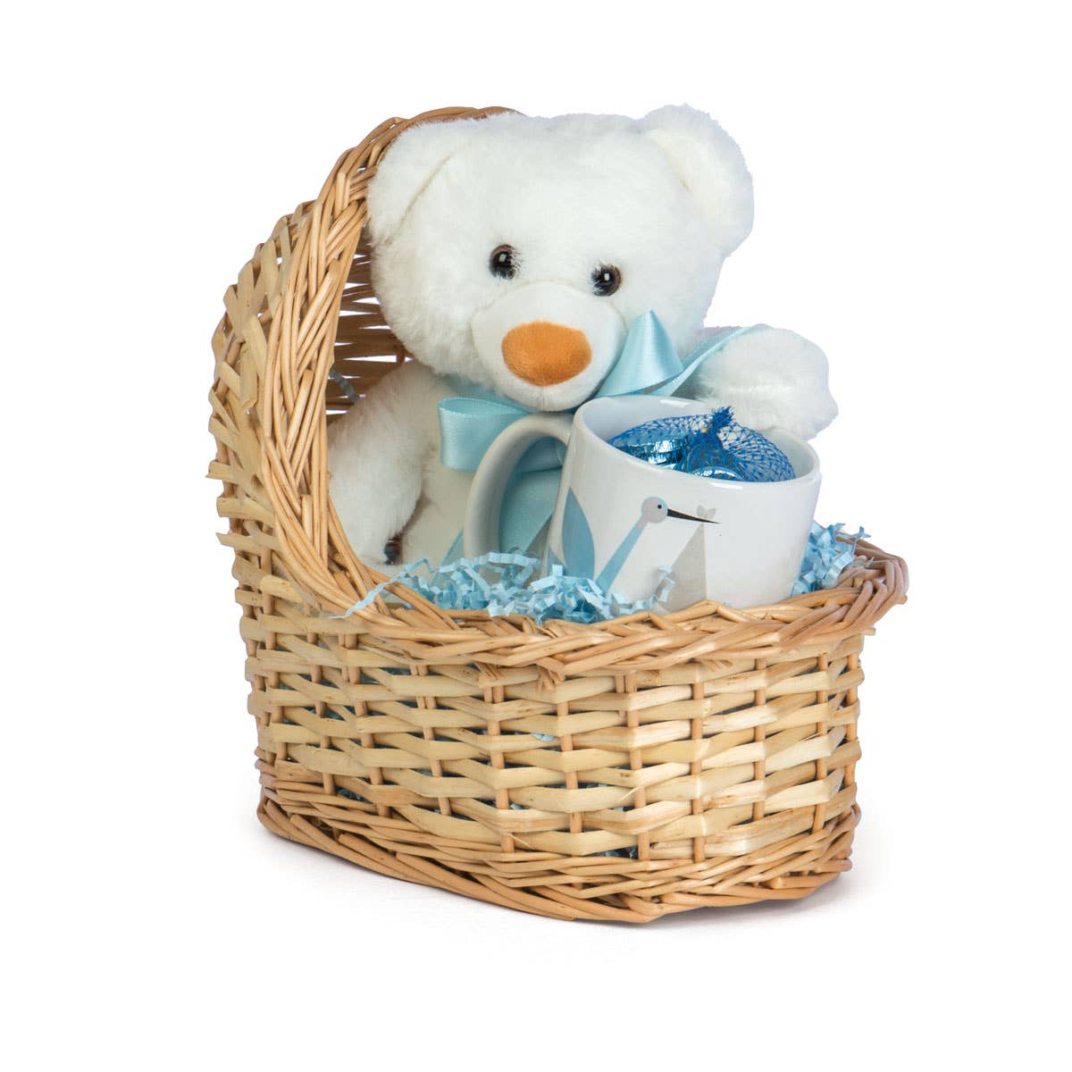 Willow Group - Wholesale Basket - Kids & Baby - Oval Split White Willow Cradle Basket1