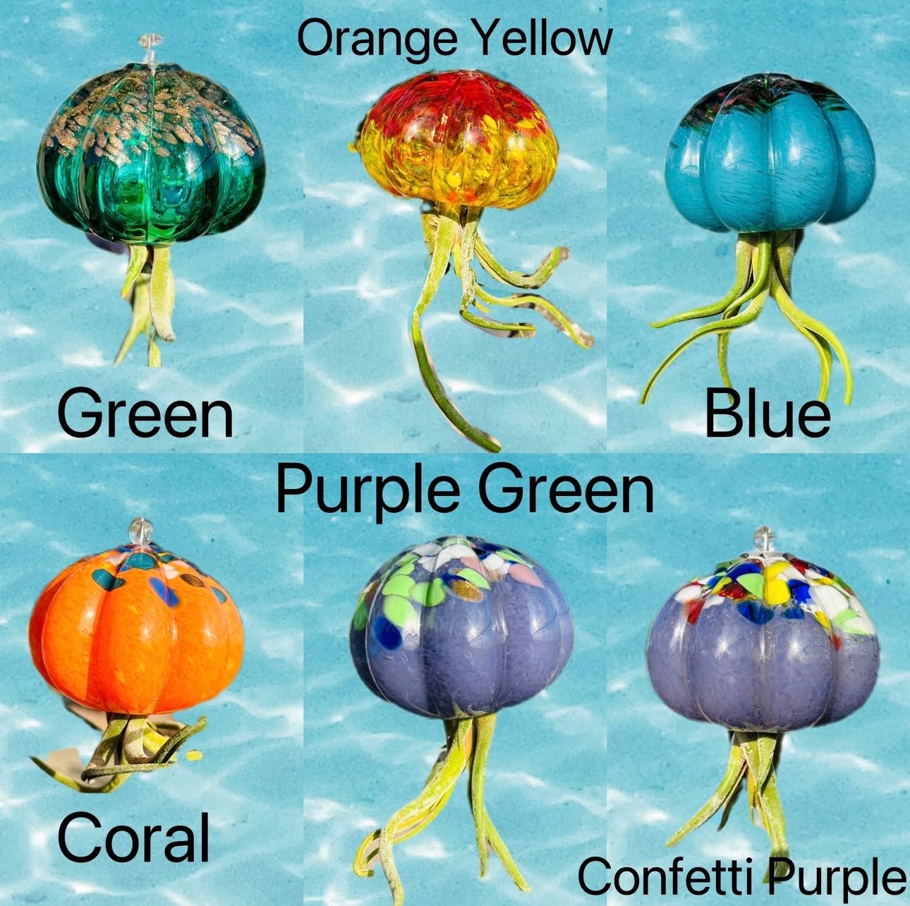 ApricotMint - Wholesale Hanging Planter - Cauliflower Jellyfish Air Plant Holder (plant not included)15