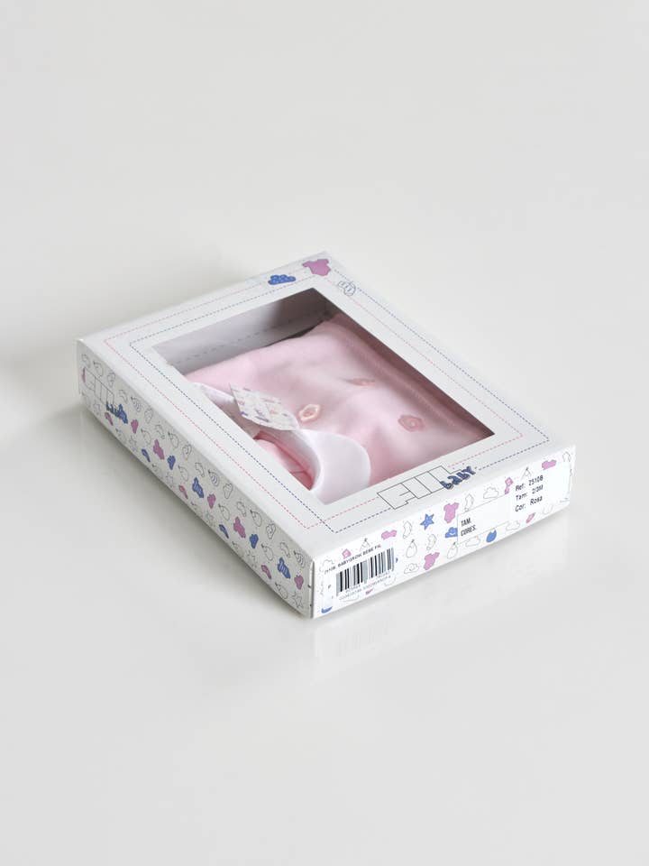 Amorim Gerações, LDA - Vendita all'ingrosso Tutina - Neonati - Bottoni per bambina Babygrow Cotton 2510B