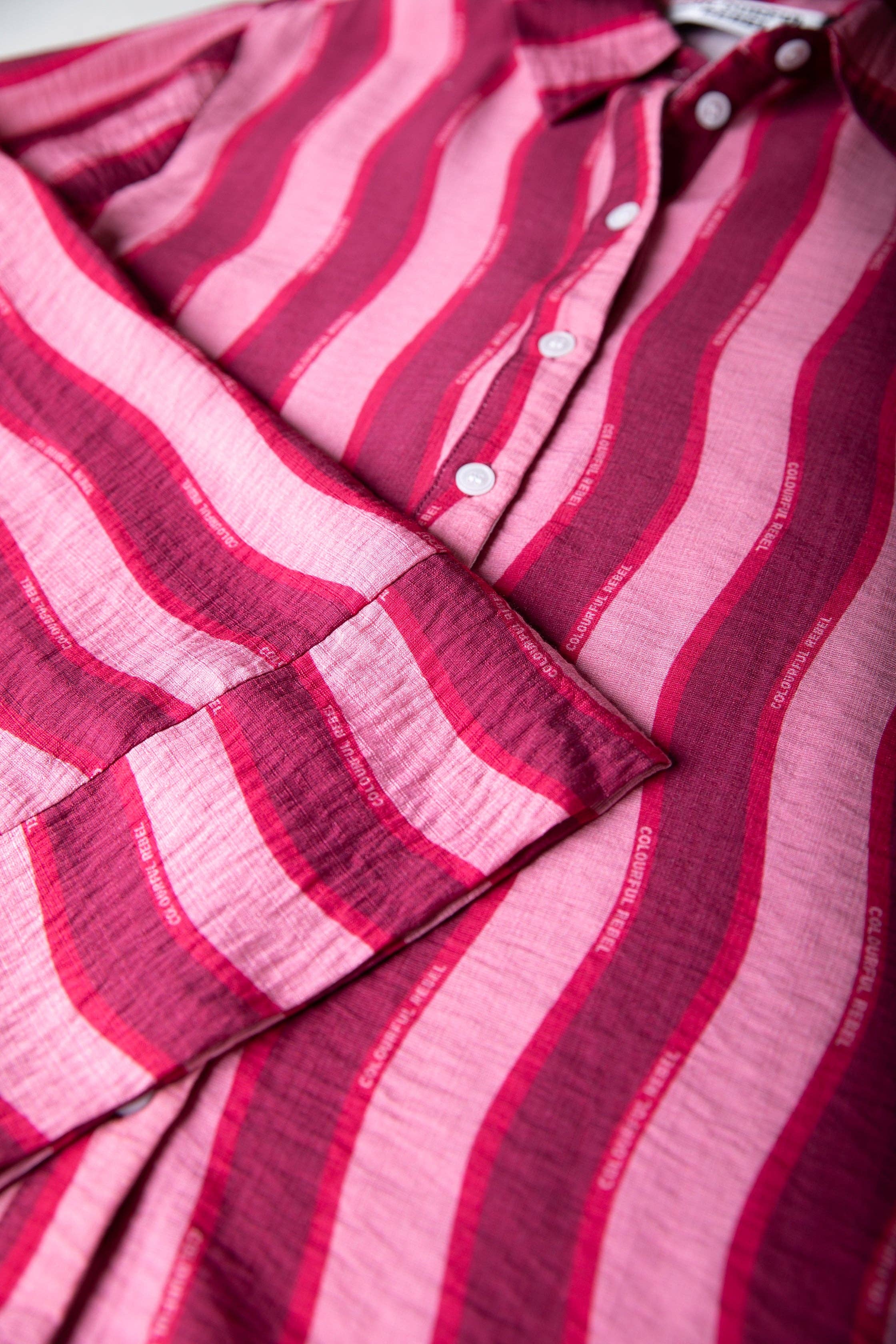 Tia Kimono Blouse | Medium Bright Pink for wholesale on Faire5