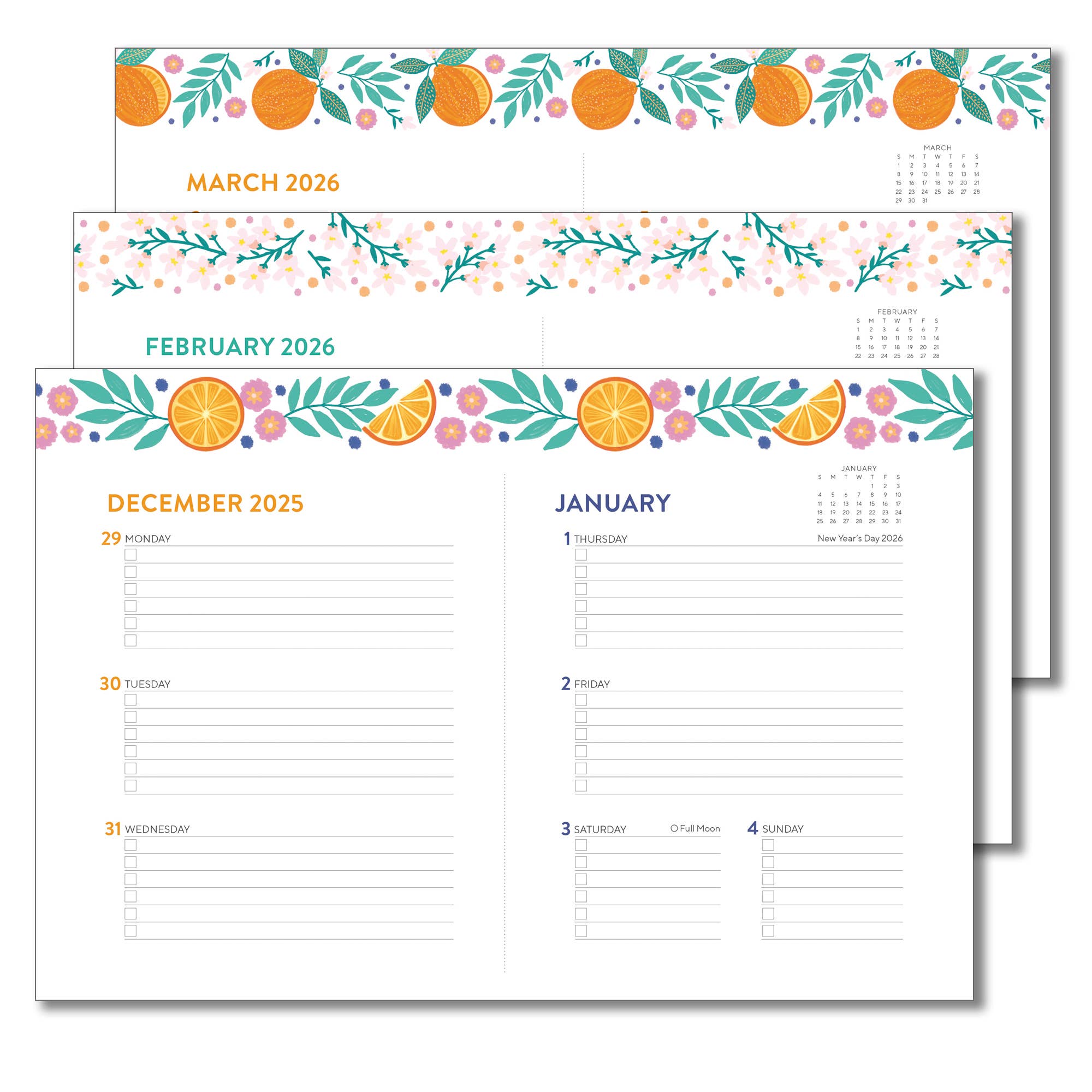 Sellers Publishing - Wholesale Planner - 2026 Fruits High Note® Softcover Planner2