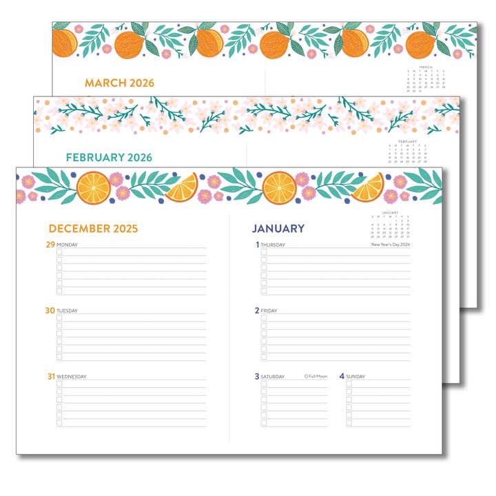 Sellers Publishing - Wholesale Planner - 2026 Fruits High Note® Softcover Planner2