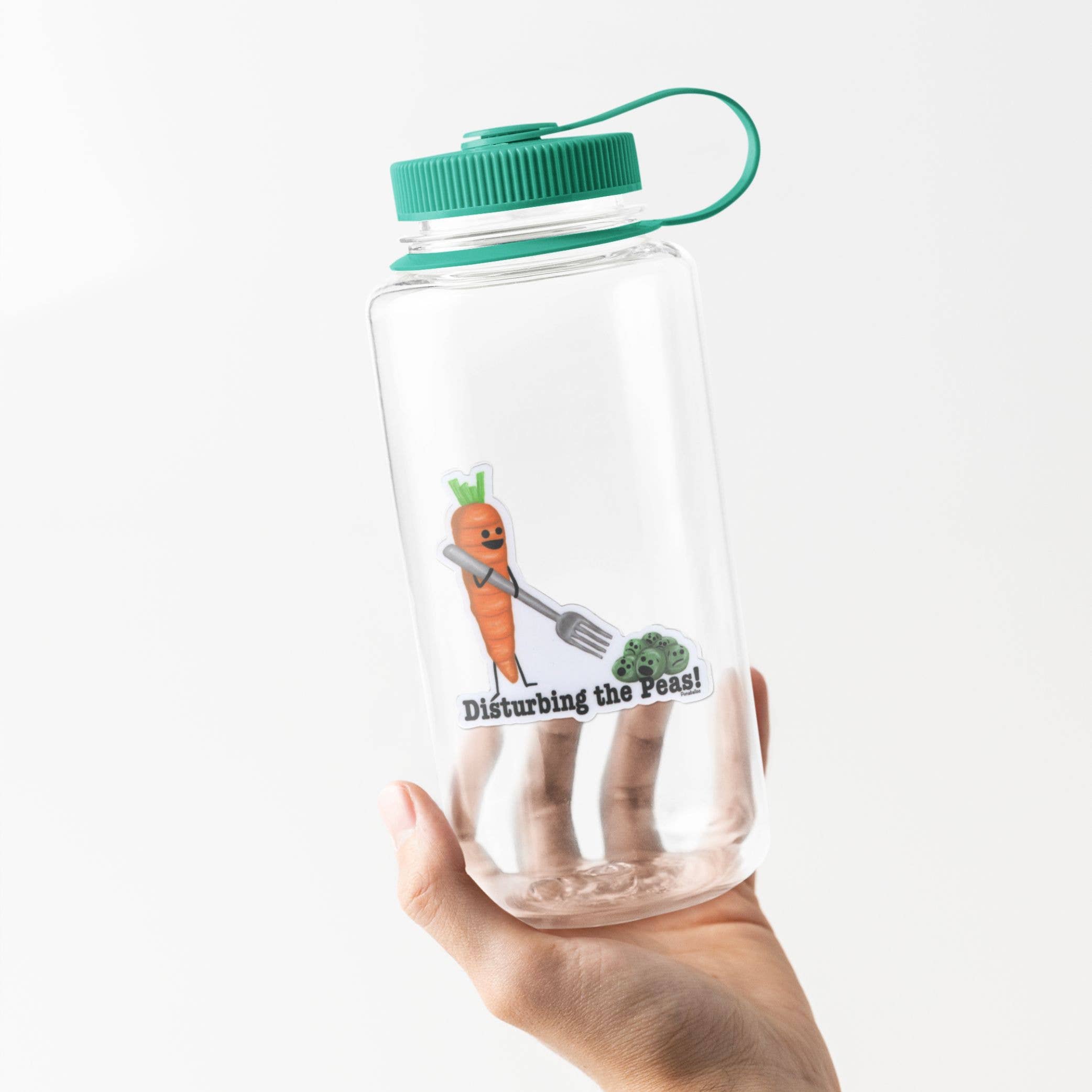 Punaballoo – wholesale Klistermärke – Ärter och morötter klistermärken – 3" vinyl, vattentäta & matta4