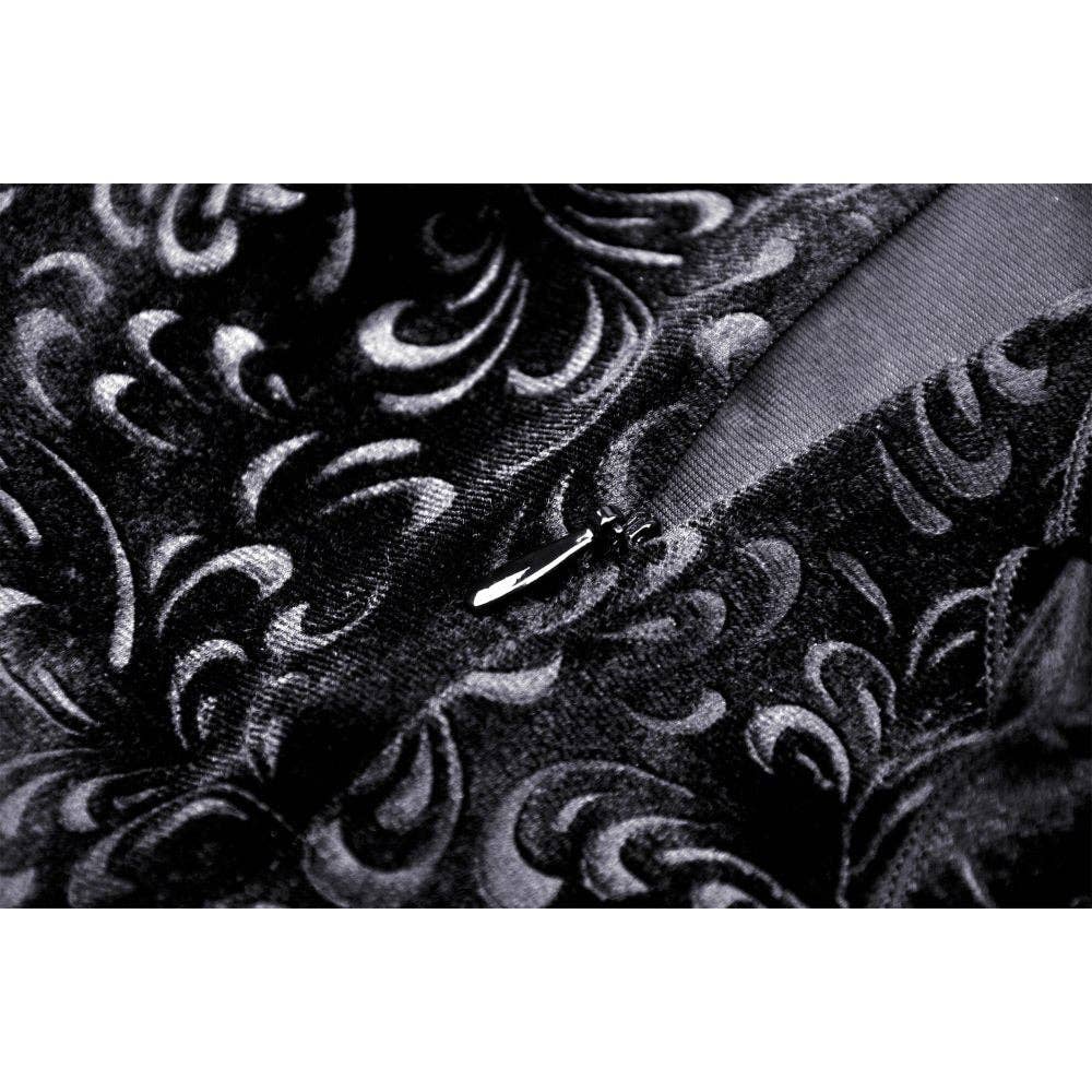 Necessary Evil (Kate's Clothing Ltd T/As) - Venta al por mayor Falda - Mujer - Falda de terciopelo con forma de cola de pez Dark In Love Zira11