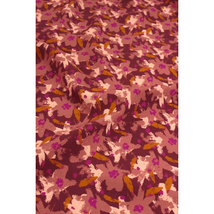 Eglantine et Zoé - Wholesale Fabric - Edel Terracotta Viscose Fabric6