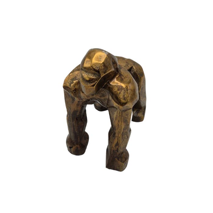 Black Deco. Gorilla - Antique Brass Shiny for wholesale on Faire2