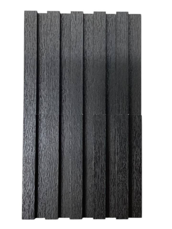 Panneaux muraux rainurés en 2 pièces 17 cm x 250 cm (10 pi²) (2 panneaux) pour la vente par The Keystone Decor
