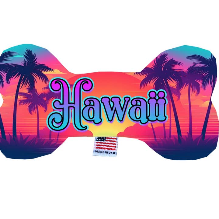 American Leashworks - Wholesale Pet Plush Toy - Dog - Pet & Dog Plush Bone Toys, "Hawaii State Options"6
