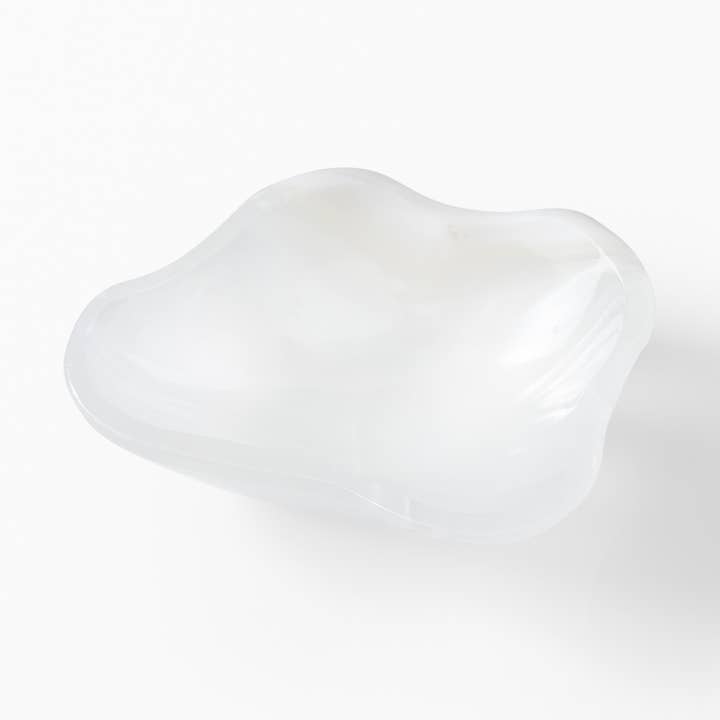 New! White Onyx Small Freeform Dish for wholesale by THE CRISTALLINE