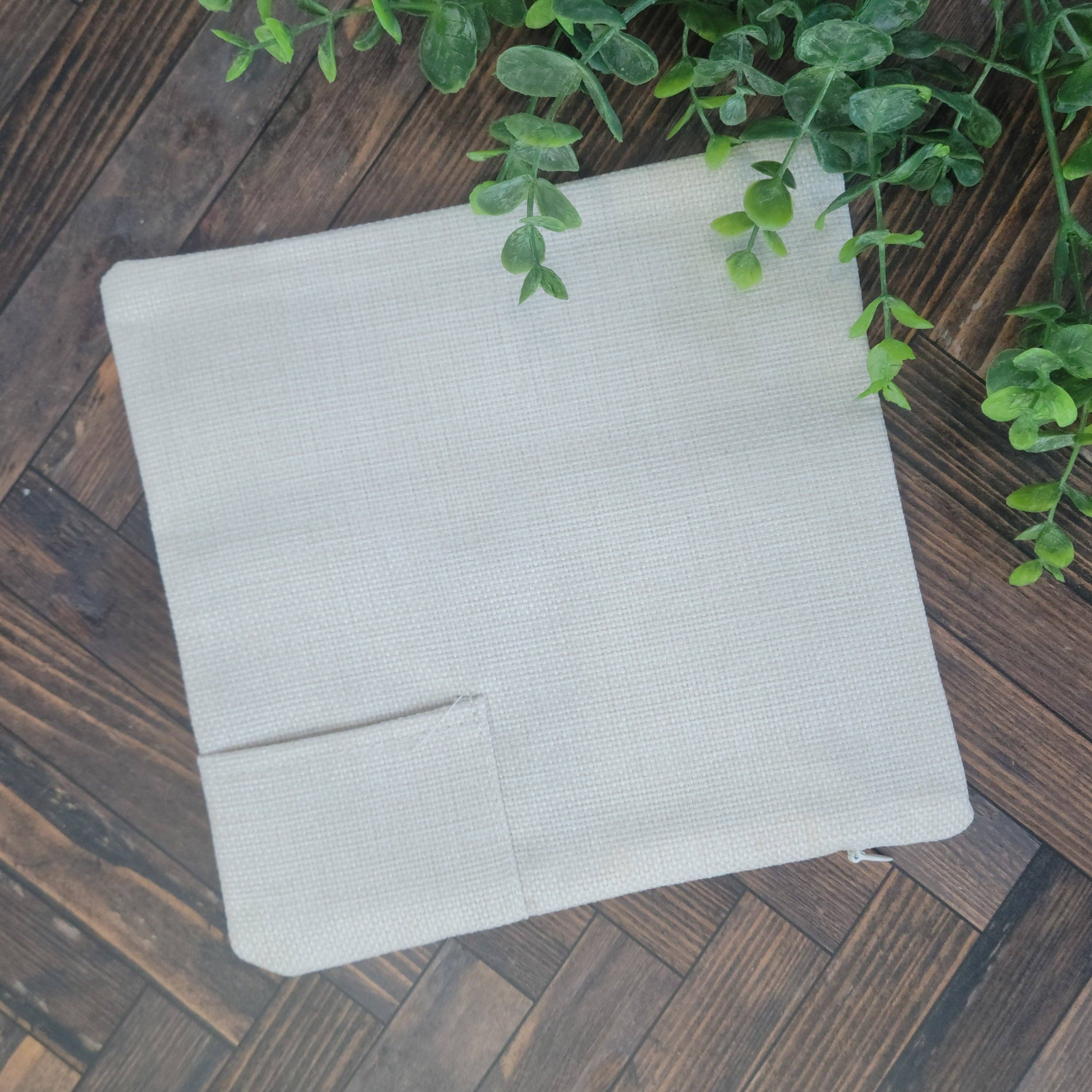 ACC Sublimation Blanks – Engroshandel Tandfe pude - Børn – Sublimation linned tand fe lomme pudebetræk, tand fe pude blank til sublimering, 8 „firkantet linned tand fe pudebetræk RTS