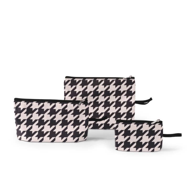 Packing Pouch Trio - Houndstooth for wholesale by OiOi